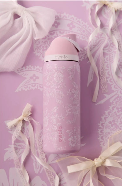 [Limited Edition] Owala Ribbon Toile 32 Oz FreeSip Bottle