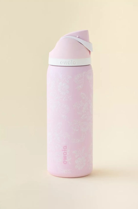 [Limited Edition] Owala Ribbon Toile 32 Oz FreeSip Bottle